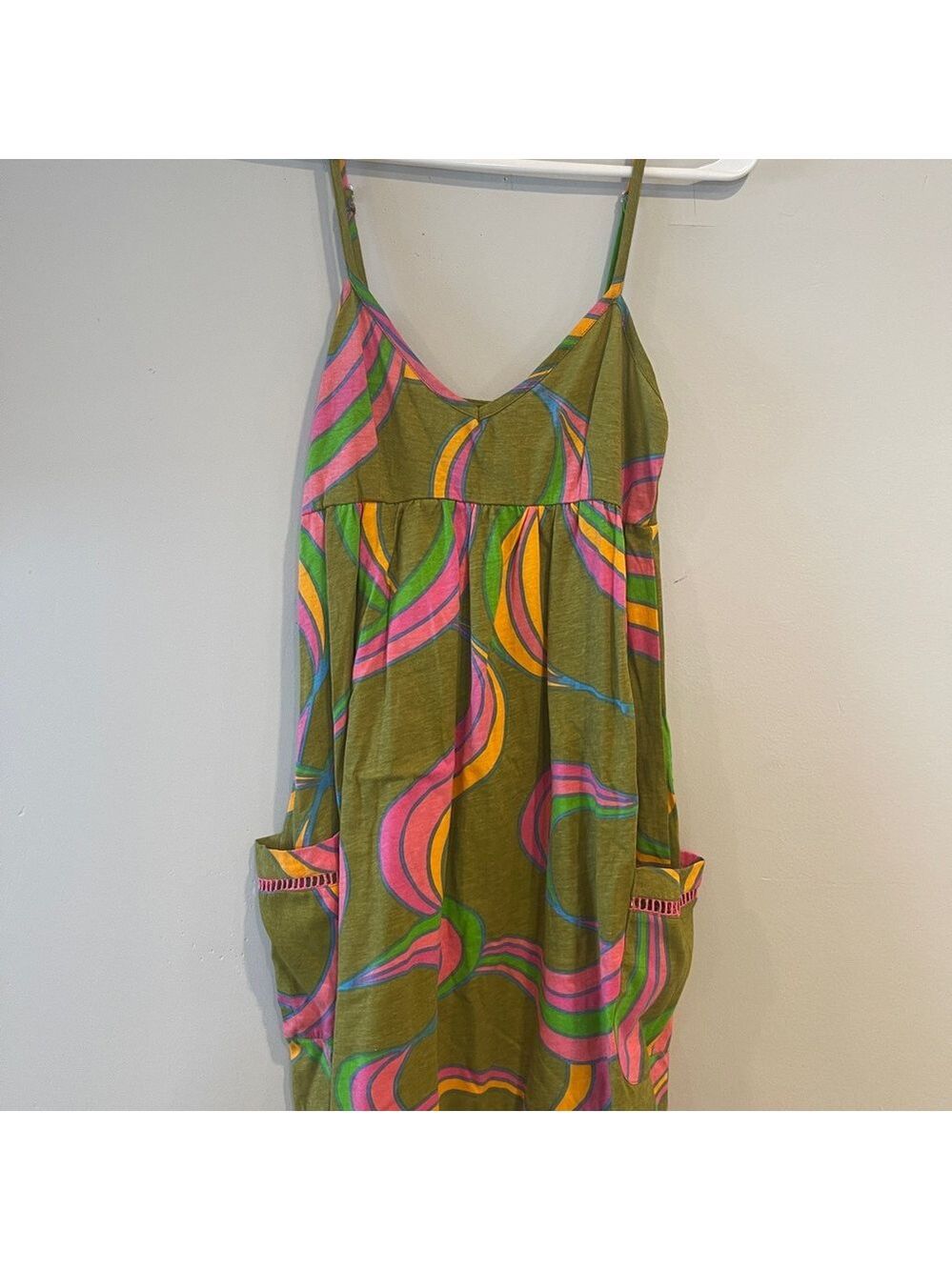 NWT Colorful Strappy Mini Dress Size Small